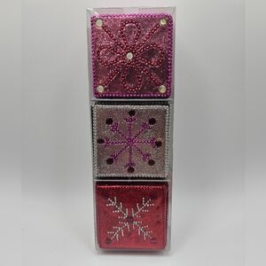 Elegant Pink and Red Beaded Accessory Set